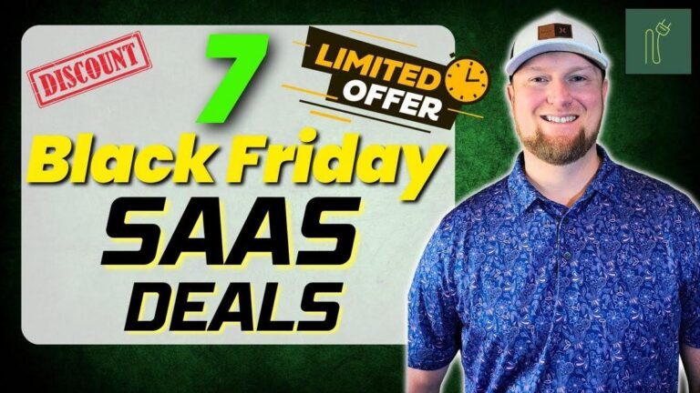 My TOP 7 Black Friday SaaS Deals (Tools I Actually Use!)