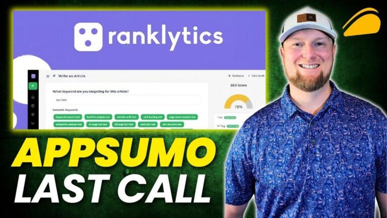 Ranklytics Appsumo Last Call – All-in-One SEO and AI Writing Tool