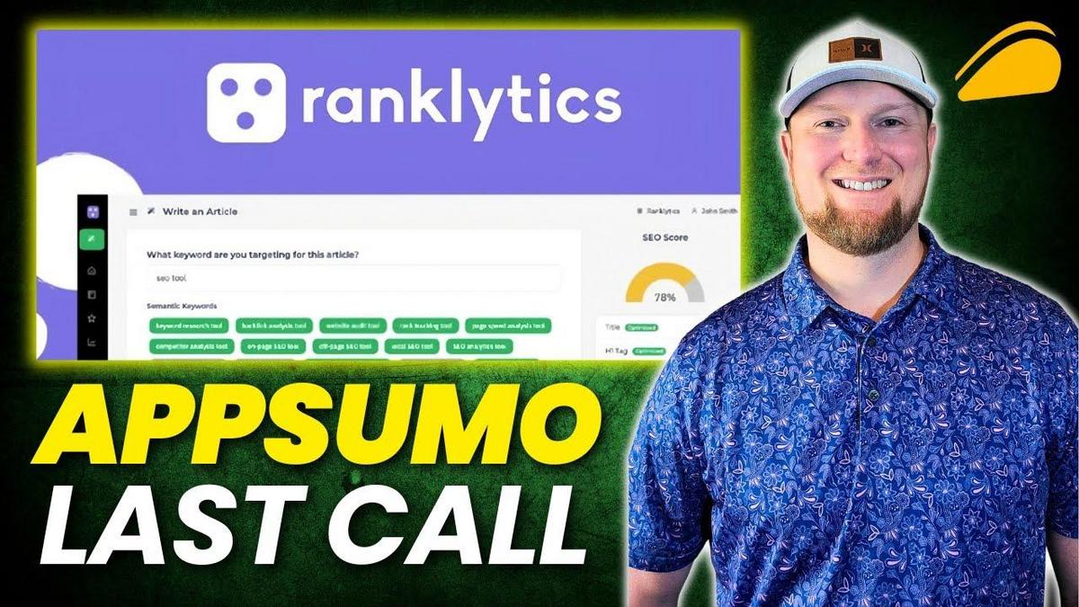 Ranklytics Appsumo Last Call All in One SEO and AI Writing Tool